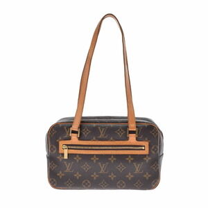 Louis Vuitton Monogram Cite Brown Canvas Handbag